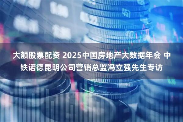 大额股票配资 2025中国房地产大数据年会 中铁诺德昆明公司营销总监冯立强先生专访