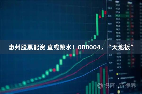 惠州股票配资 直线跳水！000004，“天地板”
